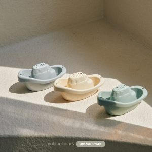 [Malang Honey] Đồ chơi tắm cho bé Water Play Bộ thuyền (Đồ chơi thuyền xếp chồng Đồ chơi tắm nổi) 3 chiếc