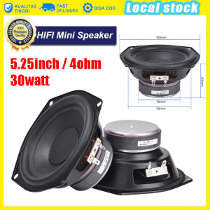 DIY 5.25 Inch 4 Ohm 40W HIFI Subwoofer Bass Karet Besar Speaker Woofer Audio Speaker HIFI Low Bass Loudspeaker