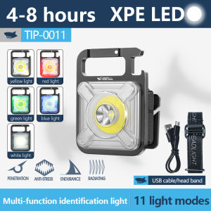 Smiling Shark TIP0011 Walking Dog Light Mini Portable Small Work Light Rechargeable Waterproof Key Chain Light for Camping Hiking Outdoors Walking Dog Car Repairing