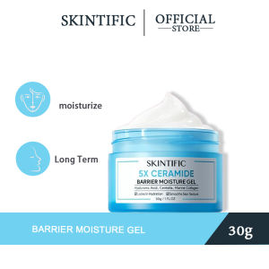 SKINTIFIC 5X Ceramide Barrier Repair Moisture Gel Hydrating Moisturizer Skincare Moisturiser Day Night Cream Centella | Moisturize facial skin | Hyaluronic acid