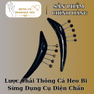 Lược Chải Thông Cá Heo Bi Sừng Dụng Cụ Diện Chẩn