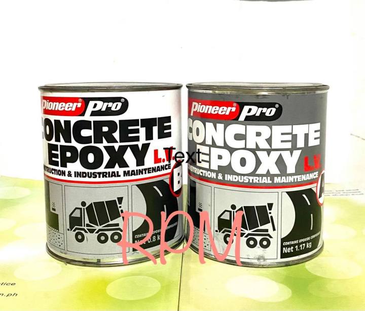Pioneer Concrete Epoxy Low Viscosity (LV) 1Liter Set A&B Lazada PH