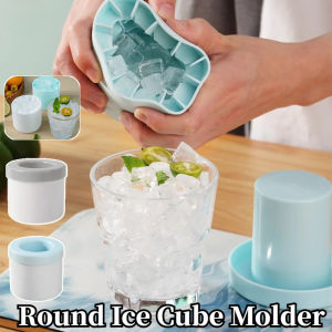 60 Grids Round Silicone Ice Cube Molder Household DIY Refrigerator Freeze Squeeze Ice Molder Cup