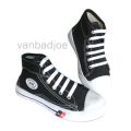 SEPATU NB TINGGI BERTALI/SEPATU HITAM PUTIH/SEPATU SEKOLAH/SEPATU SD/SMP/SMA. 