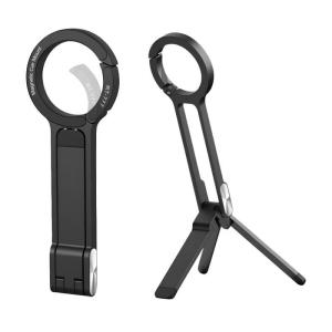 (HD1)HdoorLink Magnetic Folding Phone Tripod For Phones 16 15 14 Portable Carabiner Travel Handle Holder  HdoorLink Pendakap Telefon Tripod Magnet Lipat Untuk Telefon 16 15 14 Pemegang Perjalanan Karabiner Mudah Alih