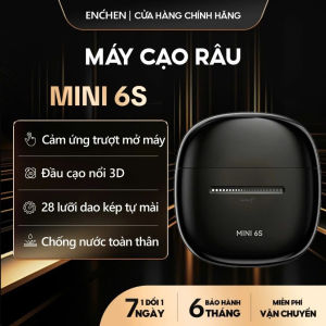 Máy cạo râu Enchen Mini 6s đầu cạo nổi 28 lưỡi dao kép tự mài chống nước - BH Chính hãng 12 tháng