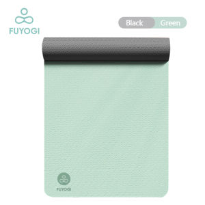 FUYOGI Yoga Mat 80cm TPE Non-Slip Fitness Tasteless Beginner Double-Sided for Workout