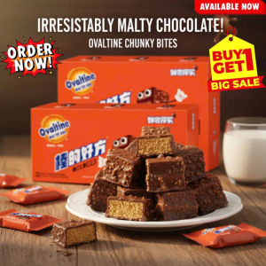 【BUY 1 GET 1】Ovaltine Chocolate Energy Cube – Deliciously Crunchy Snack Packed with Malt Goodness