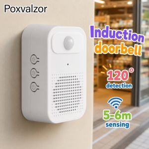 Smart Infrared Motion Sensor Doorbell DIY Voice Prompt Welcome Reminder For Shop Home Anti Theft