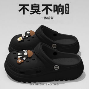 [Free Shipping] WomenS Summer Outdoor Clogs New Thick-Soled PVC Sandals Non-Slip And Odor-Resistant Beach Slippers Suitable For Women