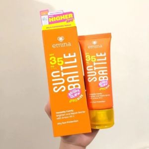 Emina Sun Battle Bright Glow SPF 35 PA+++ - Sunscreen Serum Amino Vitamin C 20ml