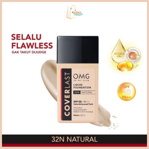 OMG Oh My Glam Coverlast Liquid Foundation High Coverage 6 Shades SPF20 PA++++