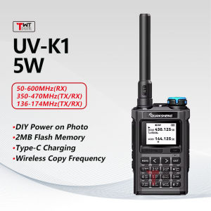 Quansheng UV-K1 Walkie Talkie Mini Kong Long Range UHF/VHF Two Way Radio USB Programming 50-600 MHz Full Band Portable Handset Radio