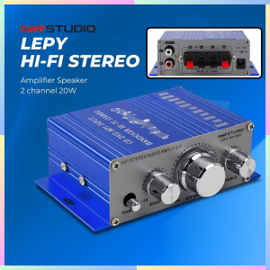 FAST DELIVERY TaffSTUDIO LEPY HiFi Stereo Amplifier Mini Full Bass Speaker Audio 2 Channel 20W