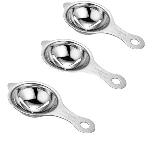W18 Stainless Steel Egg White Yolk Separator Tool Baking Accessories Kitchen Tool Egg Divider Baking Cooking Hand Egg Gadget