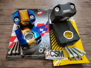 Peninggi Stang - Raiser Dudukan Peninggi Stang Motor Sport universal - Stang Biasa Dan Stang Fatbar - Vixion Byson CB150R Xabre Xride dll