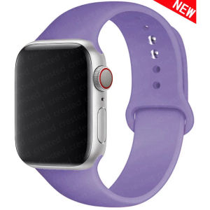 Official Style Silicone Sport Strap for Apple Watch Ultra 3/2 Series 11/10/9/8/7/6 SE 3 Soft Rubber Band 49mm 46mm 45mm 42mm 41mm 40mm