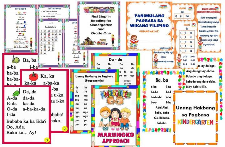 MGA HAKBANG SA PAGBASA/ babasahin para sa grade 1/ unang hakbang sa pag basa/ marungko