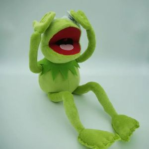 45cm Cartoon The Muppets KERMIT FROG Plush Toys The Limbs Can Deform Kermit the Frog Soft Doll For Birthday Gift2026