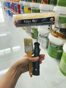 Combo ( SƠN NỘI THẤT NIPPON VATEX - 2 Lon 4.8kg hàng chính hãng Nhật bản)