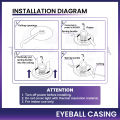 LED Eyeball Casing / Fitting GU10 MR16 Spotlight Downlight LED Casing Single Double Triple Head LED Casing Fixture. 