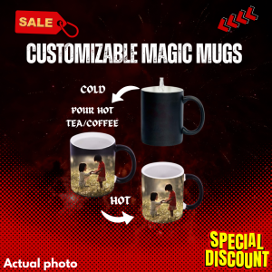Personalized Magic Mug With Your Own Photo 11 oz With Own Box Per Mug