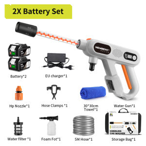 250Bar 5 IN 1 Brushless Car Washer 3 Gears Efficient Cordless Household Garden Cleaning Tool For Makita 18V-21V Battery