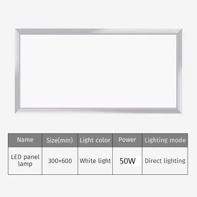 FCM LED Panel Light 25W/50W/70W Recessed Office Ceiling Light Ultra-thin Flat Light Integrated Ceiling 60×60CM Waterproof for Kitchen / Shower