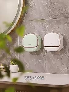 Flip Cover Wall Mount Soap Dish Punch-Free Installation Waterproof Soap Storage  For Bathroom Shower