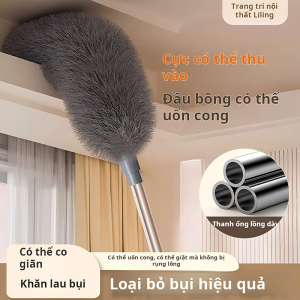 Cây Lau Bụi Co Giãn Uốn Cong 360° Chống Tĩnh Điện Dành Cho Gia Đình Bụi Nhiều Góc Láy