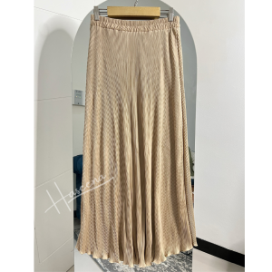 Haseena Rok Plisket Lidi Keeva Polos Mayung Jumbo All Size | Bawahan Muslim Wanita Terbaru