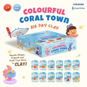 Air Dry Clay Kit Wild Rainforest Modeling Clay Ultra Light Soft Non-Toxic DIY Magic Sculpting Art Crafts Toys Gifts Kids