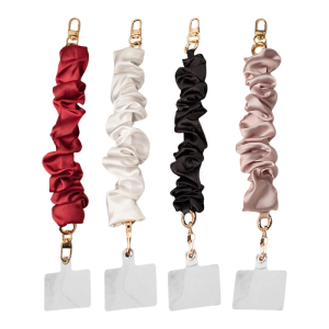 Trendy Chic Short Wrist Mobile Strap Lanyard With Large Chain Designs Suitable For Daily Activity Multiple Phone Models