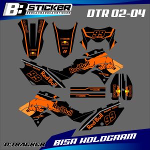 STICKER STRIPING KAWASAKI DTRACKER STICKER PREMIUM BISA HOLOGRAM DTR 2