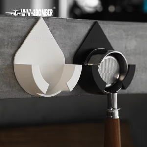 MHW-3BOMBER กาแฟ Portafiler ที่วางแร็คติดผนังสถานี Universel สำหรับ 51 ถึง 58 มม. Portafiler ยืนบ้านบาริสต้าตกแต่งอุปกรณ์เสริม