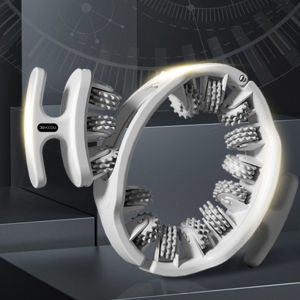 1 PCS Round Massager Roller Leg Massager 360 Multifunctional Ring-shaped Leg Clamp Slimming Ring Massager Pelvic Floor Muscle Trainer Muscle Relaxation Roller Device