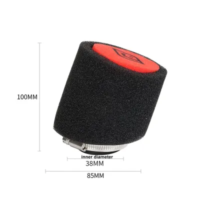 NIBBI โฟมทำความสะอาดฟองน้ำกรองอากาศ35มม. 45มม. 49Mm แผ่นกรองอากาศอุปกรณ์รถสกู๊ตเตอร์ขนาดเล็กรถแข่งมอเตอร์ไซค์วิบากมอเตอร์ไซค์