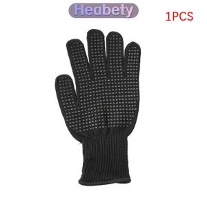 Heabety  1PC New Double-sided Hair Straightener Perm Curling Hairdressing Heat Resistant Finger Glove Hair Salon Tools Thermal Styling Gloves