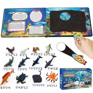 Kids multifunctional book with toys fun book kids gift birthday gift