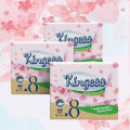 KINGESS Tissue 8 Packs Domestic Standard Super Thick 4 layers paper. 