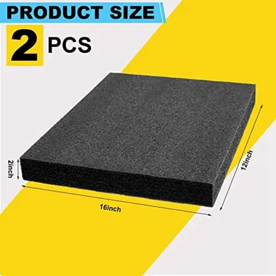 2Piece Polyethylene Foam 16X12X2Inch Sheet Thick Foam Padding Foam Inserts for Crafts Polyethylene Foam Pad