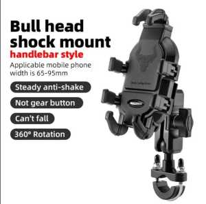 Motorcycle Smartphone Holder Mount rockbros PA66-301 model OsoPro Lobster