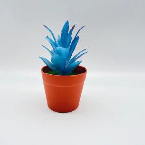 Azgalery PBP64 / Tanaman Hias Pot Bunga Kaktus Sukulen Mini Plastik Buatan Ornamen Dekorasi Hiasan Ruangan Rumah Cantik Tanaman Artificial Cantik Sepaket / COD