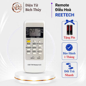 Điều khiển điều hòa Reetech Mã 13 Remote máy lạnh Reetech - Tặng kèm pin - T&U Remote