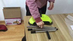 Multifunction Manual Hand-Push Sweeping Machine Non-Electric 360 Degree Rotating Floor Mop Broom Dustpan Household Cleaning Tools