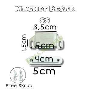 Magnet Pintu Lemari Stainless