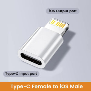 USB C To Lightning Adapter USB C Cable To IOS Fast Charging Connector Lightning Male to Type C Female Converter For