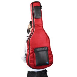 Zorc Official - Valt | Tas Gitar Akustik | Gigbag Jumbo All Size Red