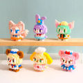 Cute Cartoon Building Blocks Disney Series Sanrio Building Block Toys Children's Puzzle 3D Model Building Block Gifts. 