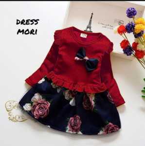 BISA COD / DRESS MORI / DRESS PAKAIAN ANAK / SIZE 2-5 TAHUN / STELAN DRESS ANAK KID / PAKAIAN ANAK PEREMPUAN / PAKAIAN WANITA